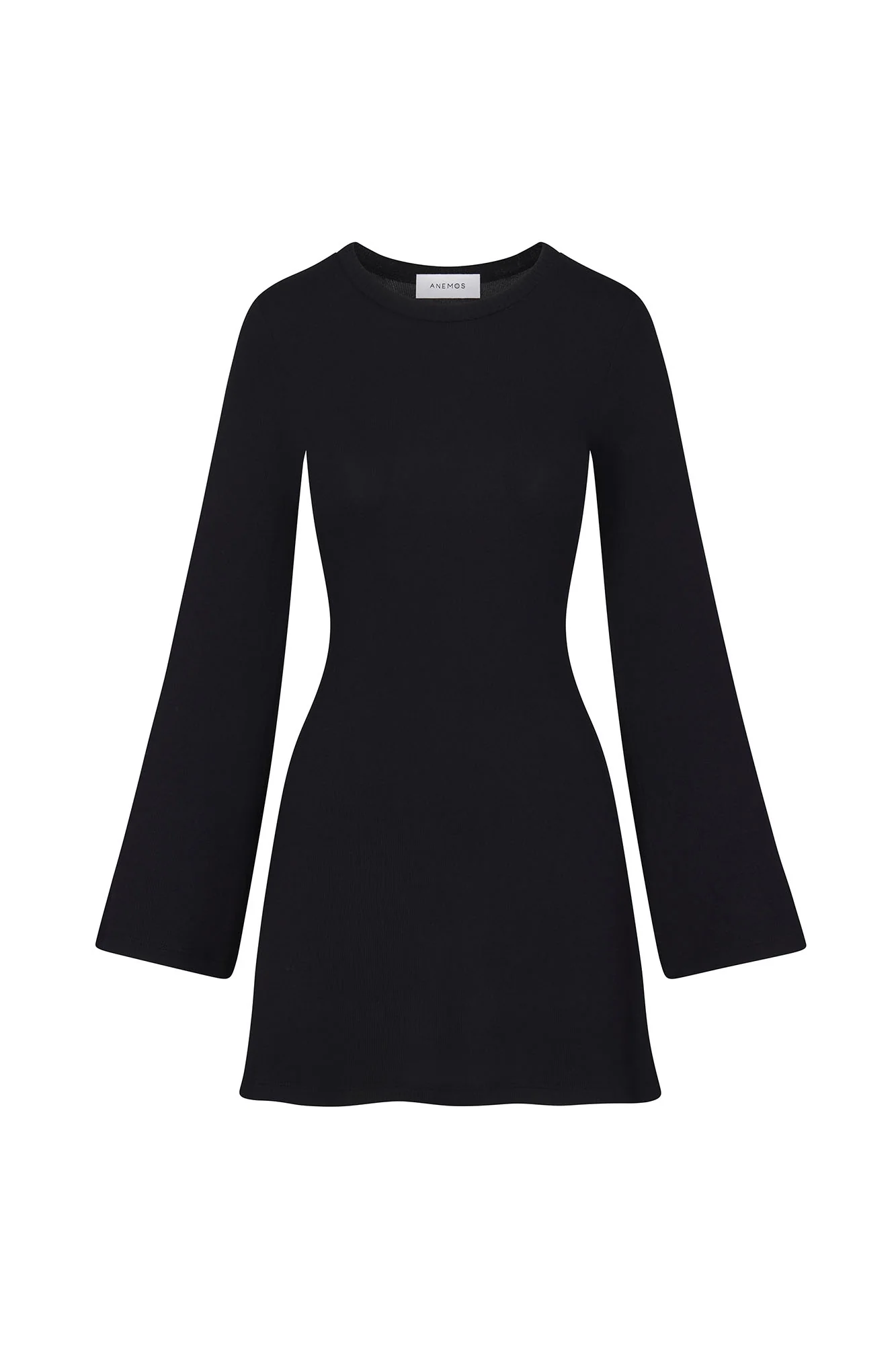 Bell Sleeve Mini Dress in Modal Knit - Image 5