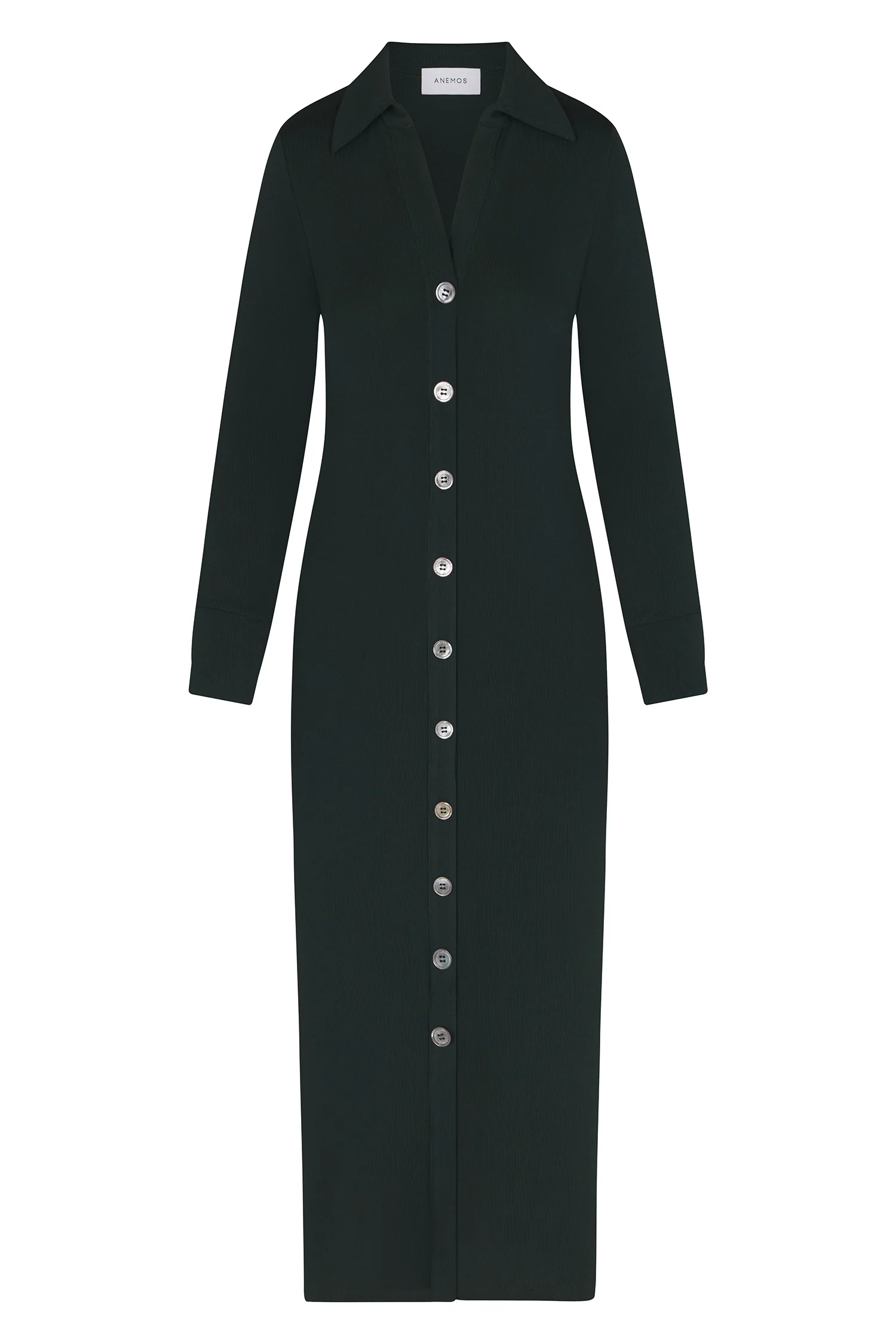 Cardigan Midi Dress in Modal Knit - Image 6