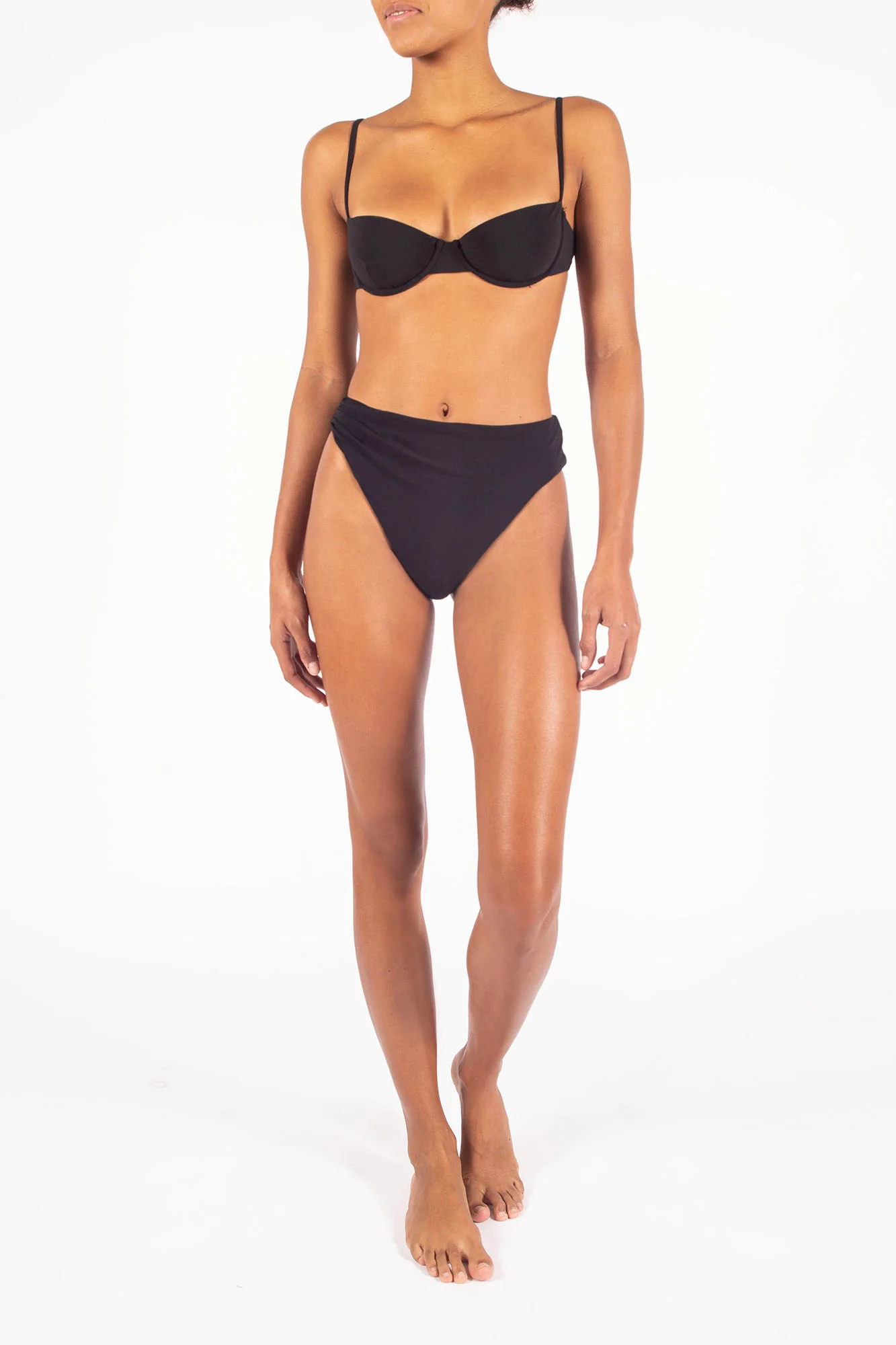 Draped Asymmetric Midi Bikini Bottom - Image 4