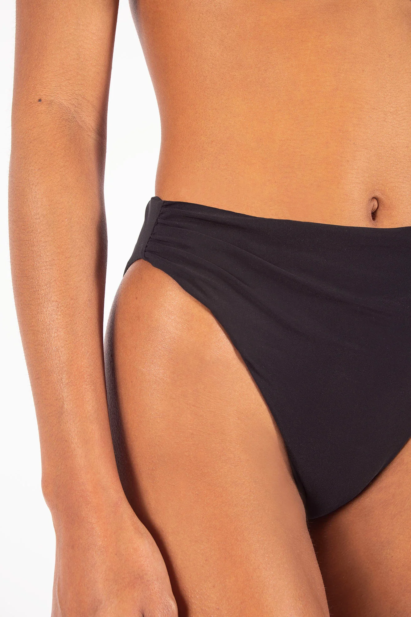 Draped Asymmetric Midi Bikini Bottom - Image 3