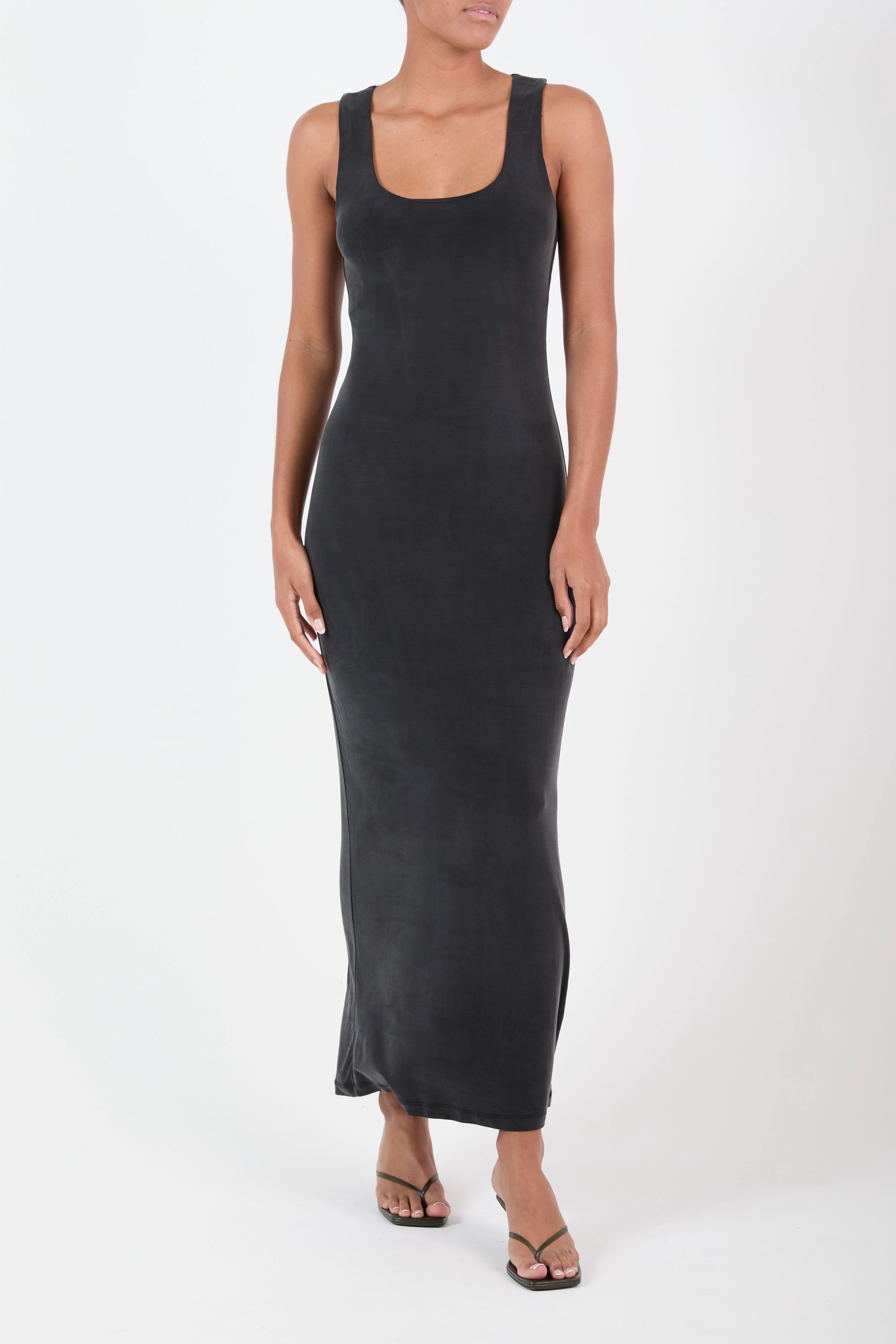Hume Tank Maxi Dress in Luxe Cupro Jersey - Image 3
