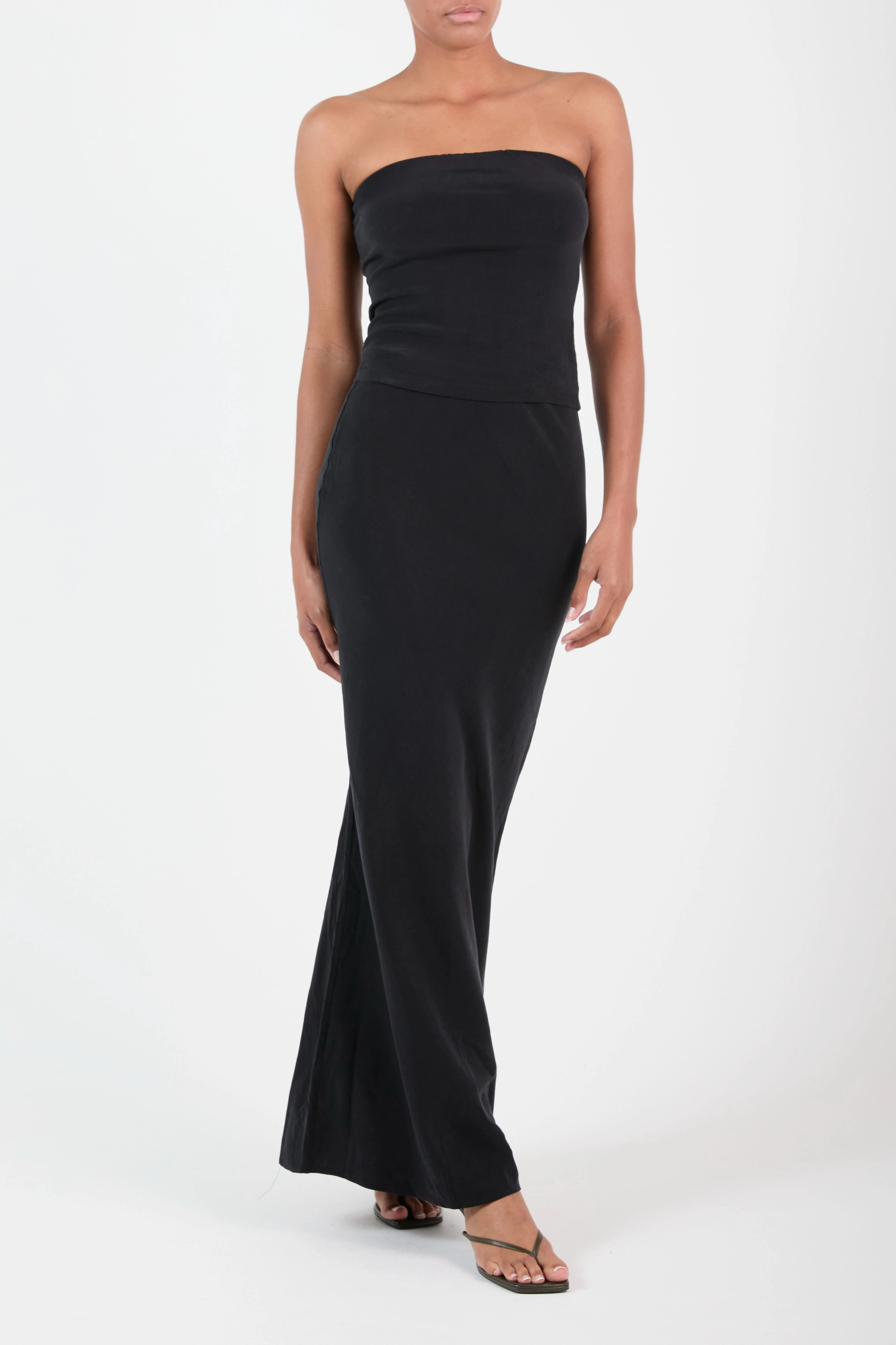Ritts Strapless Top in Stretch Twill - Image 3
