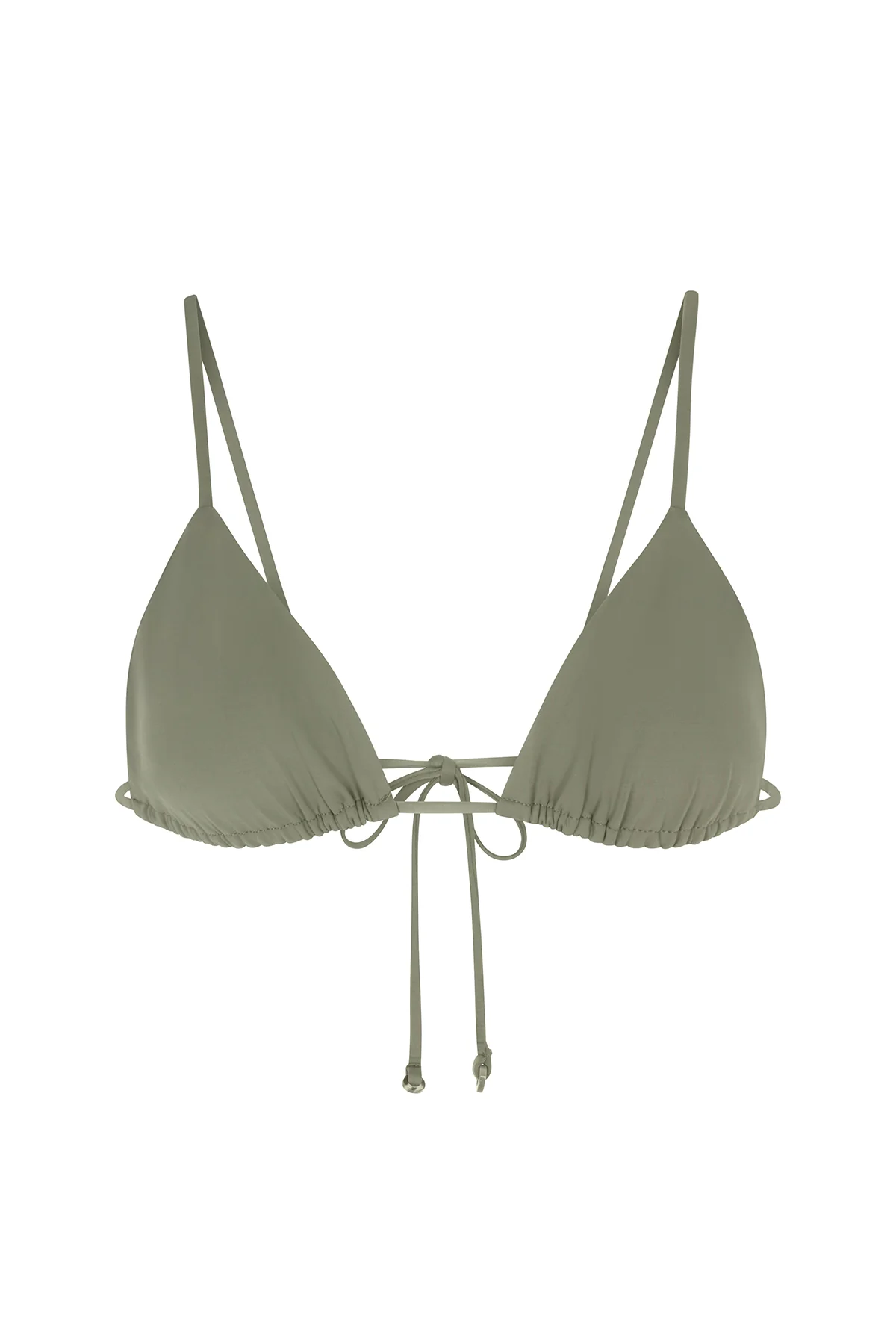 String Triangle Bikini Top - Image 11