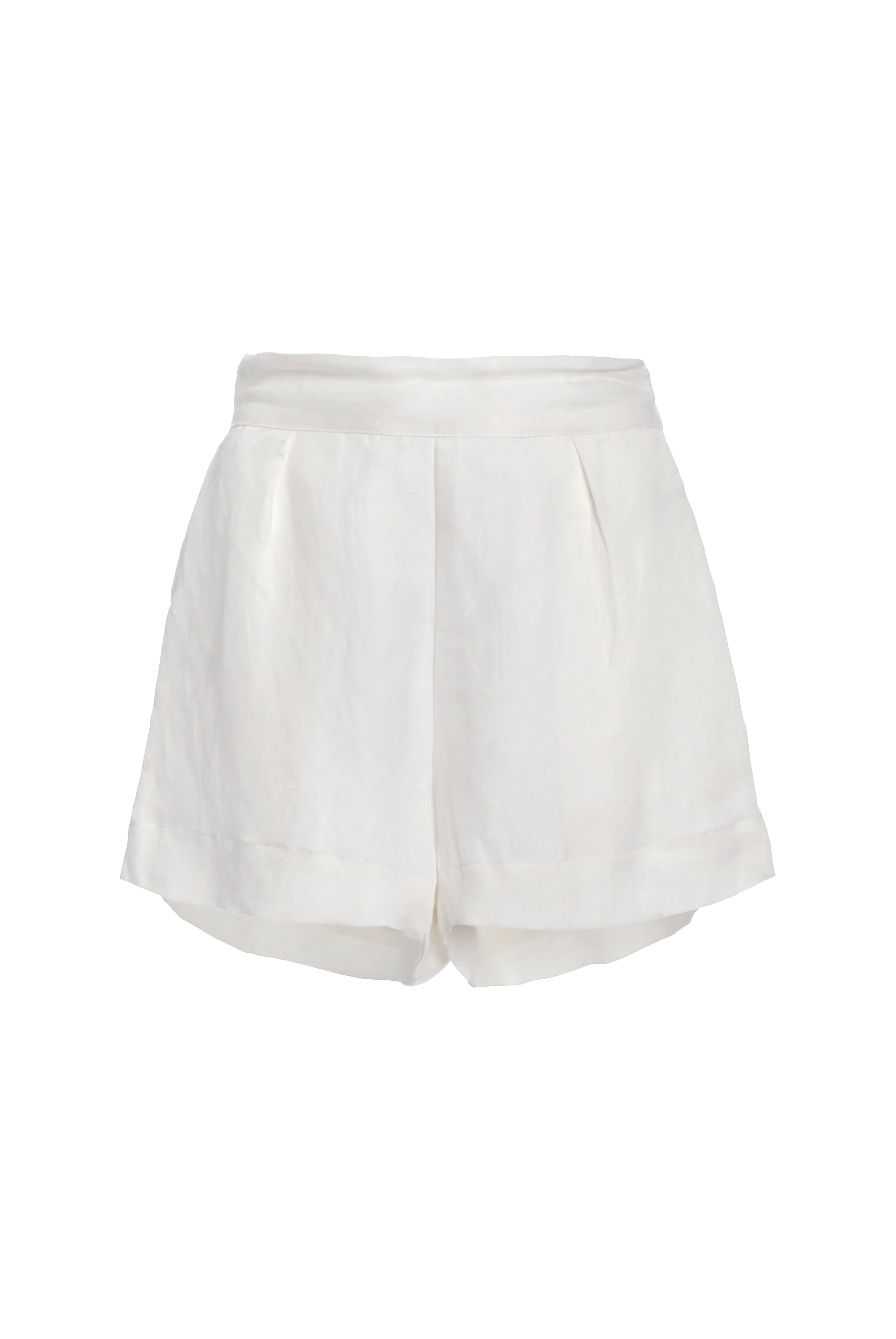 High-Waist Short Short in Linen Cupro - Image 6