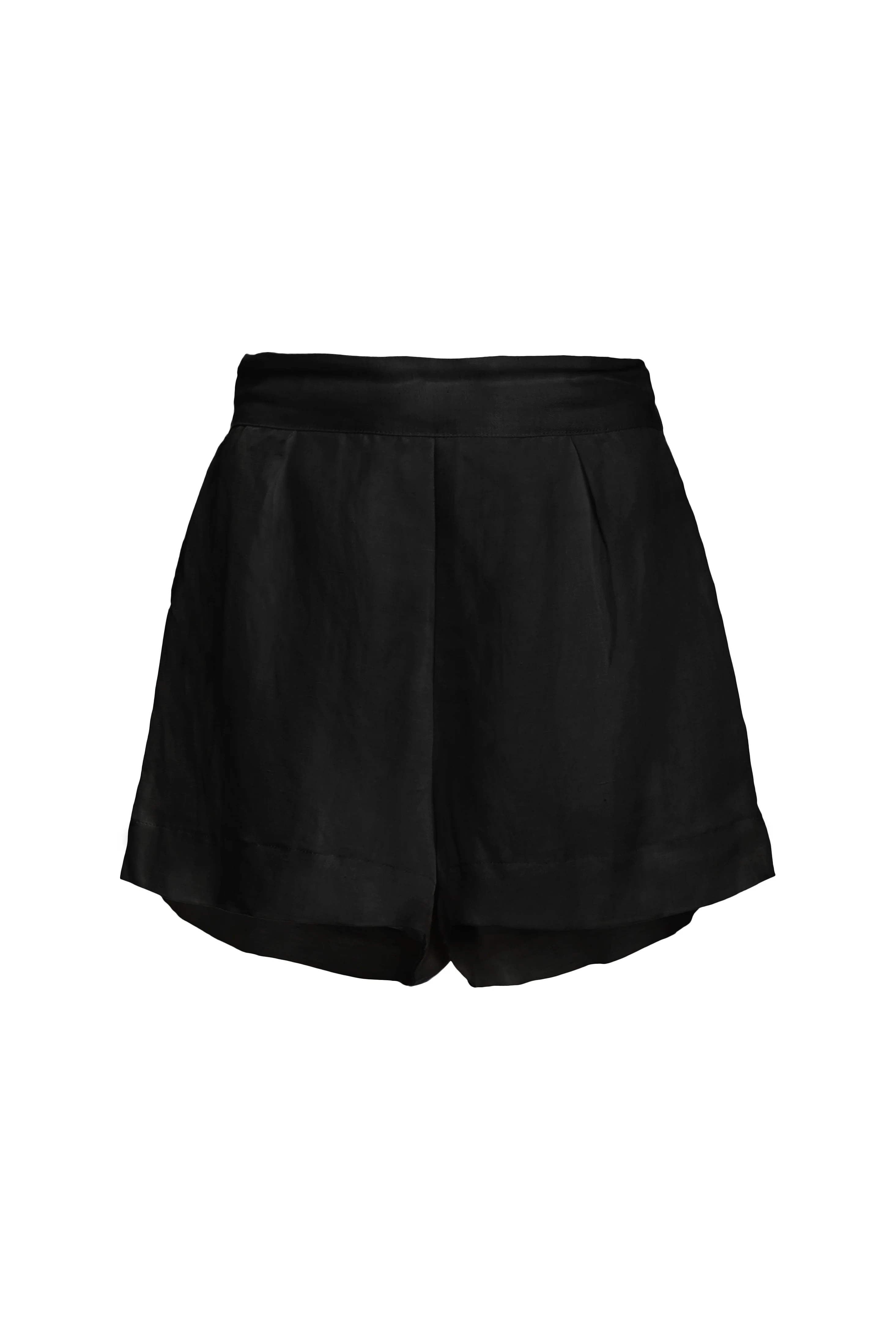 High-Waist Short Short in Linen Cupro - Image 7