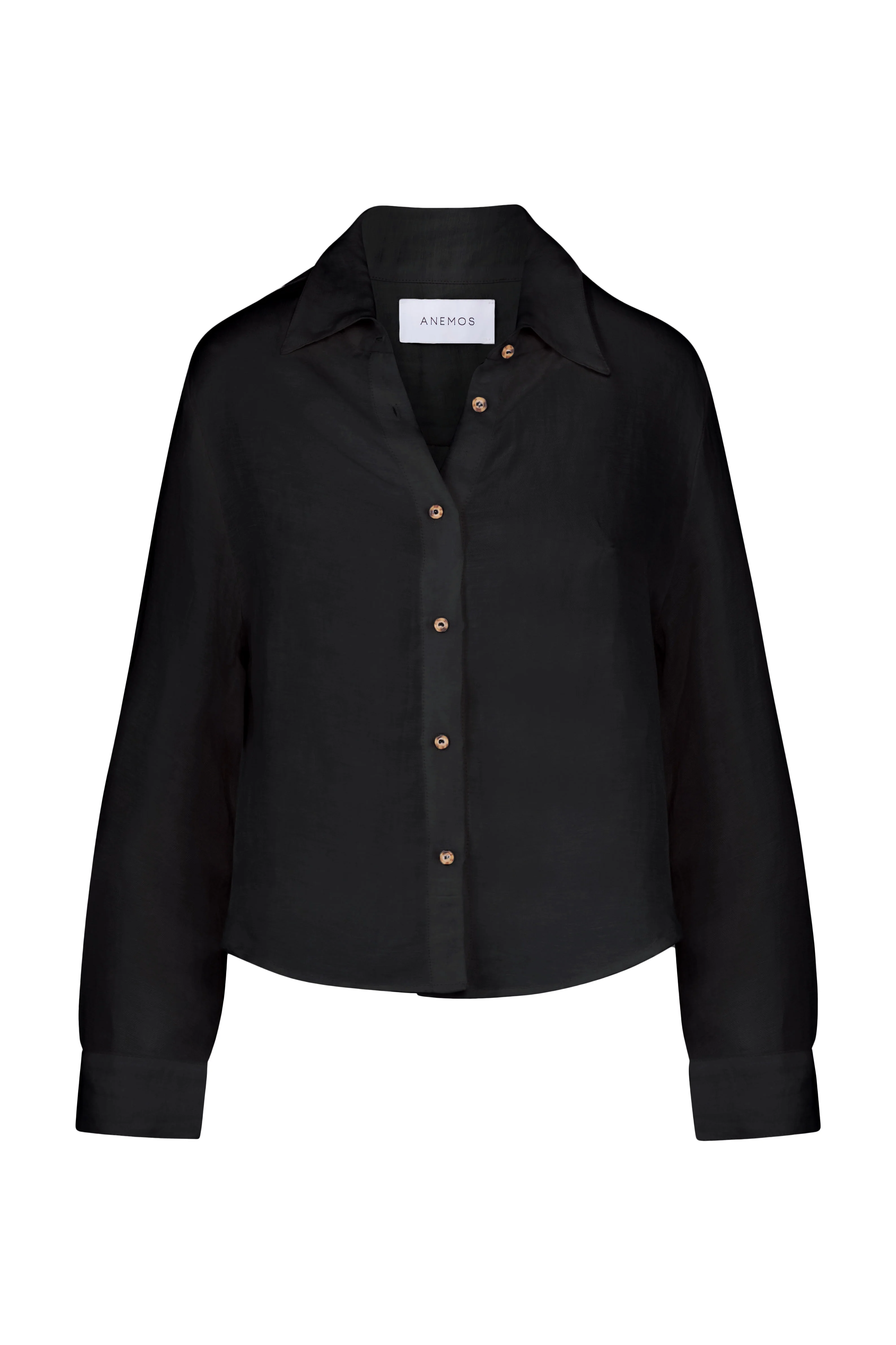 Phillips Long Sleeve Button-Down Shirt in Linen Cupro - Image 6