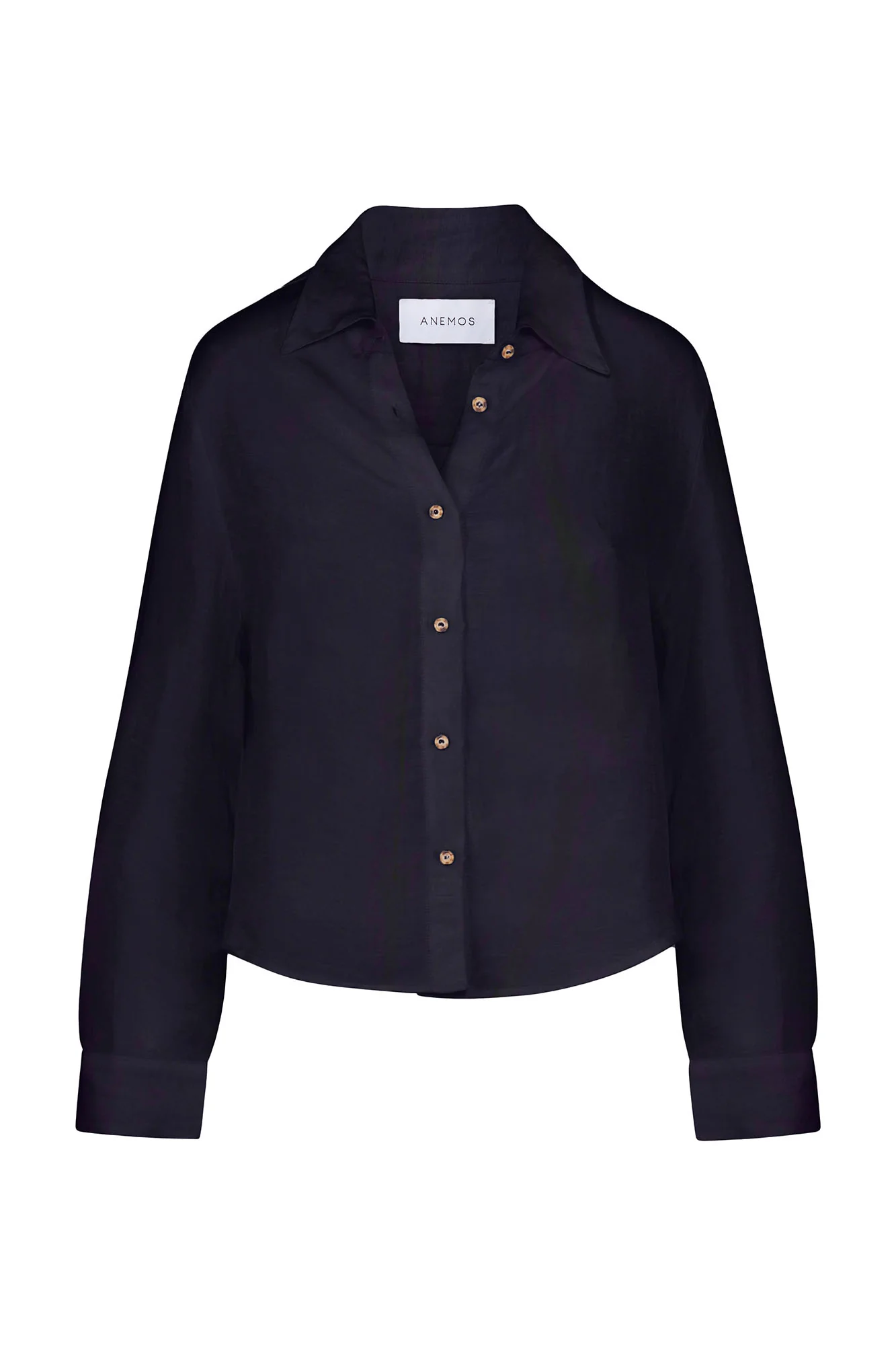 Phillips Long Sleeve Button-Down Shirt in Linen Cupro - Image 8