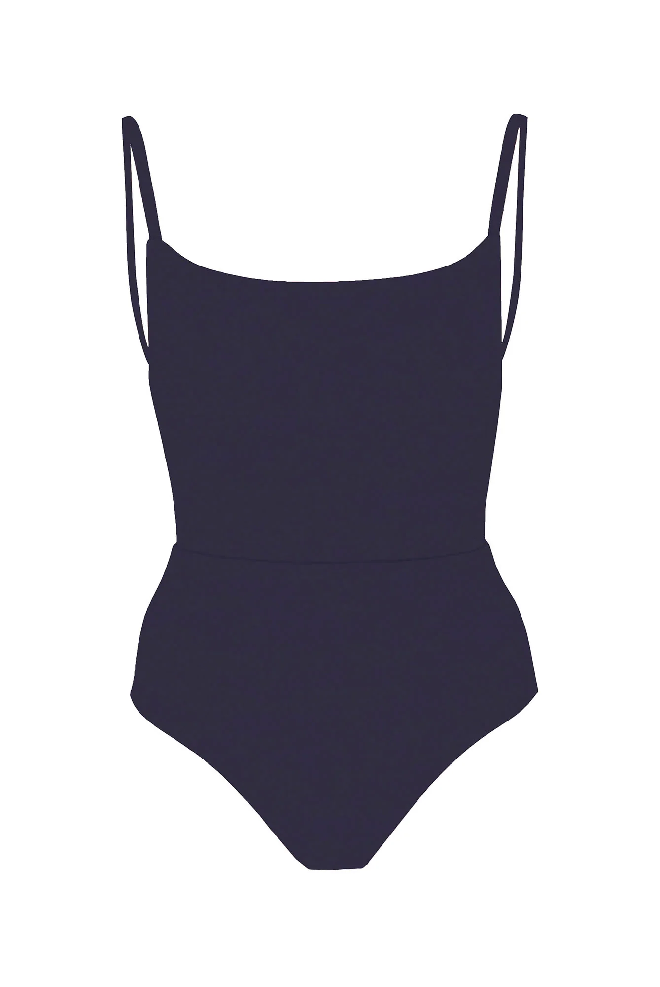 Square Neck Open Back One-Piece - Image 10