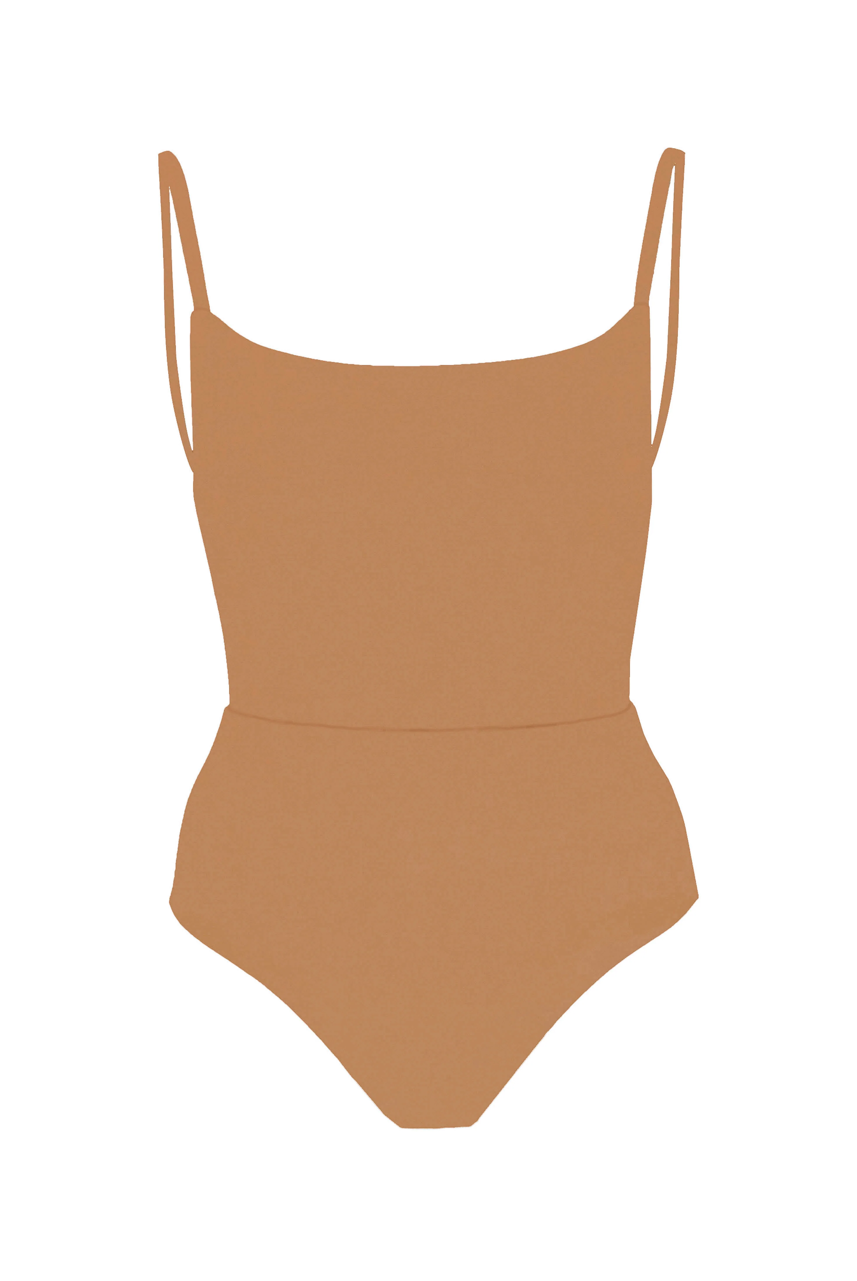 Square Neck Open Back One-Piece - Image 8